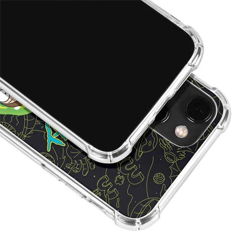Adult Swim Rick and Morty Portal Travel iPhone 14 Clear Case